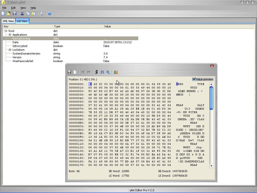 plist editor pro for windows
